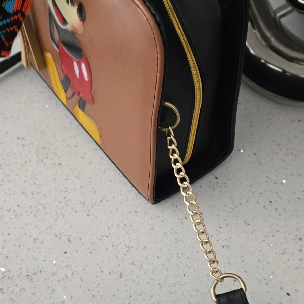 Mickey Mouse Brown Crossbody Bag - Picture 5 of 11